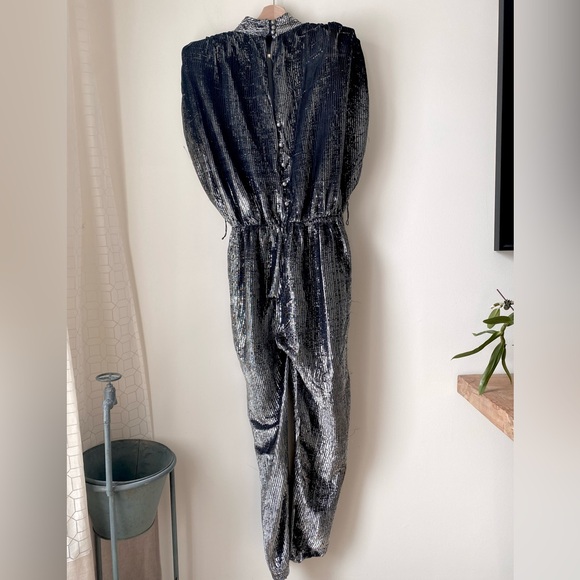 Vintage silver threaded jumpsuit - Picture 11 of 16